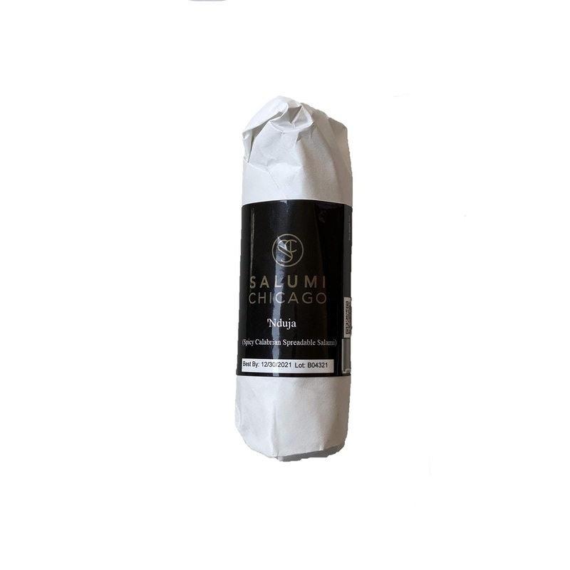 Salumi Chicago Traditional Nduja – Spicy Calabrian Chili Pepper Salami (7 oz)