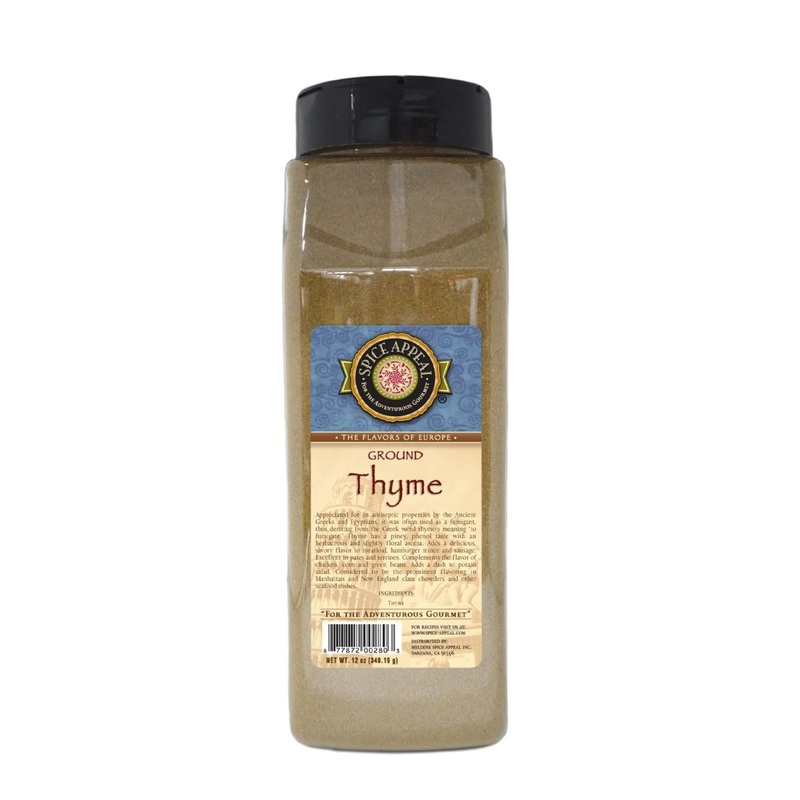 Spice Appeal Thyme Ground – 12 oz | Premium Quality Seasoning
