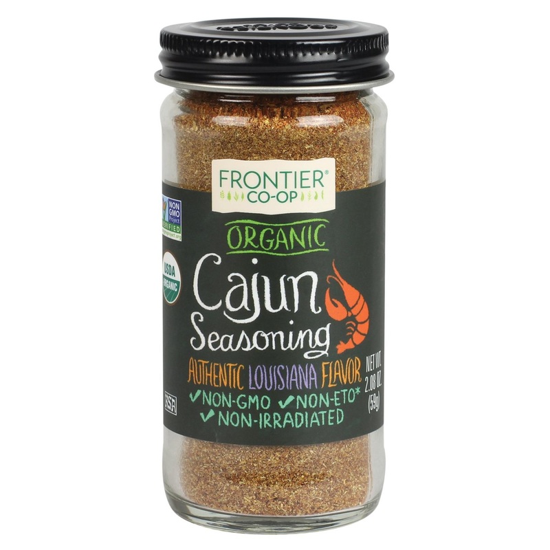 Frontier Organic Cajun Seasoning – Authentic Louisiana Flavor | 2.08 oz