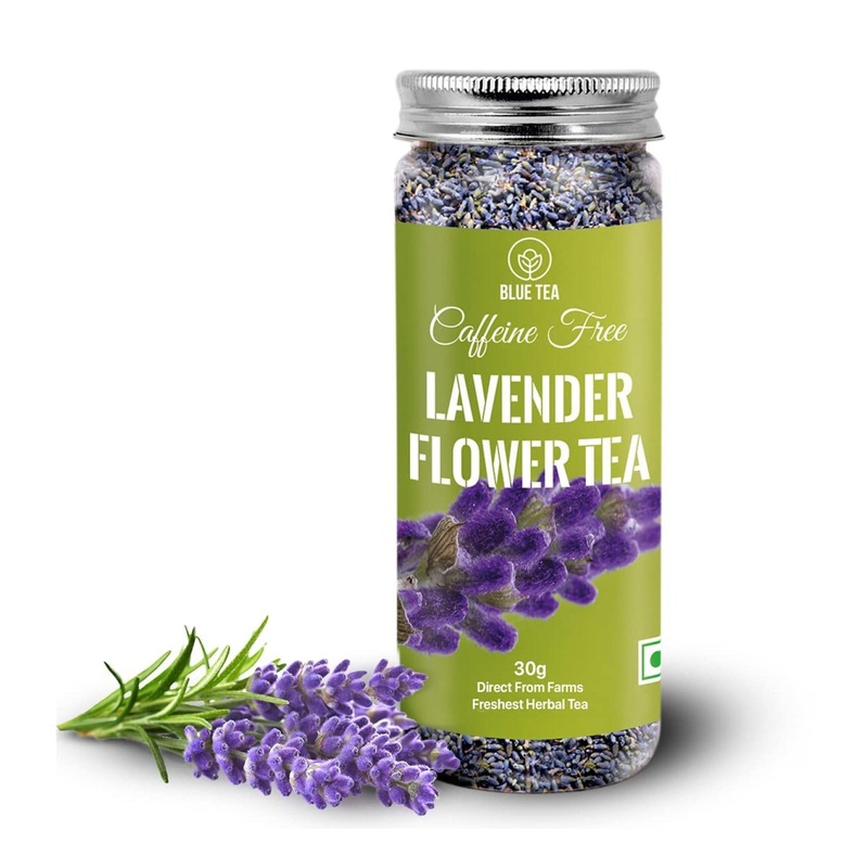 Lavender Flower Tea – 1.05 Oz (30 Cups) | Soothing Lavandula Tea | Vegan, GMO-Free, Caffeine-Free | Recycled Food Grade Pet Jar | 1.05 Ounce Jar