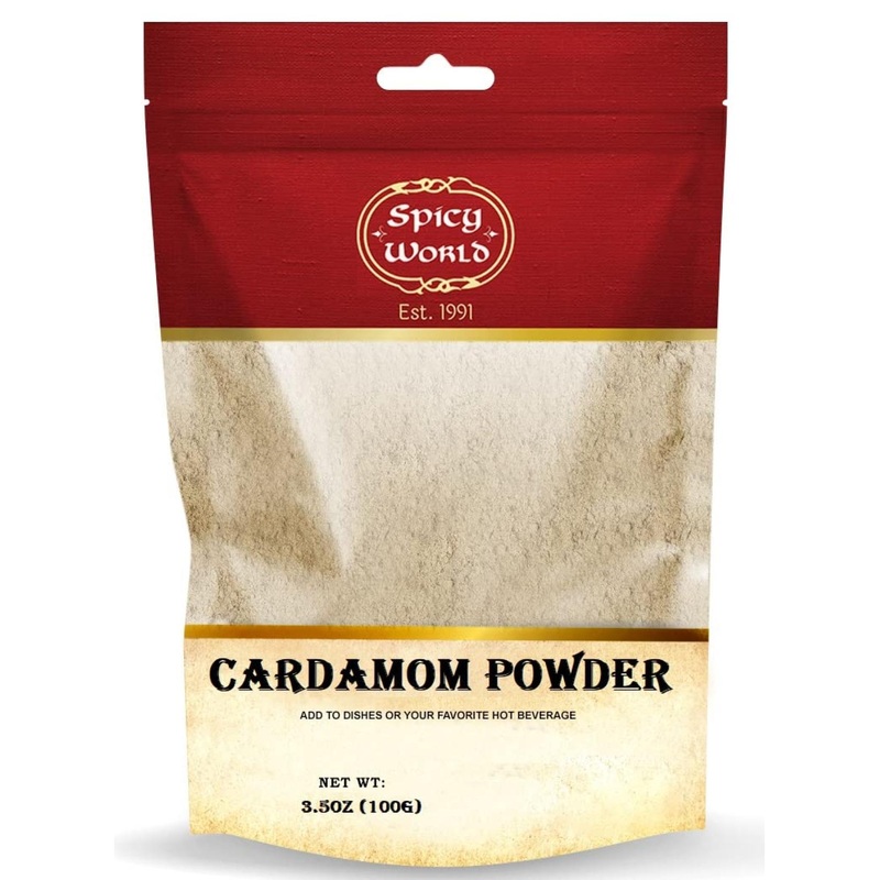 Spicy World Ground Cardamom Powder 3.5 oz Bag – Top Quality Cardamon Spice