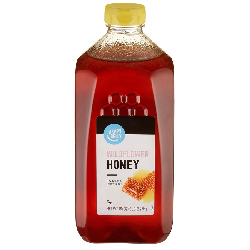 Happy Belly Wildflower Honey 80 oz – Amazon Brand (Formerly Solimo)