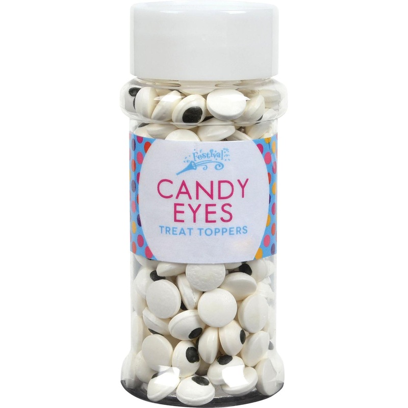 Festival Candy Eyes Treat Toppers – 2.9 oz | Small Candy Decorations for Treats