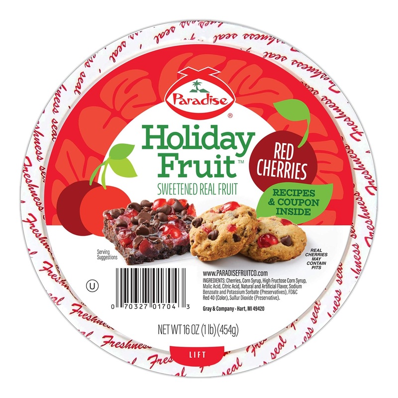 Paradise Cherries Whole Red 16oz – Premium Quality Dried Cherries