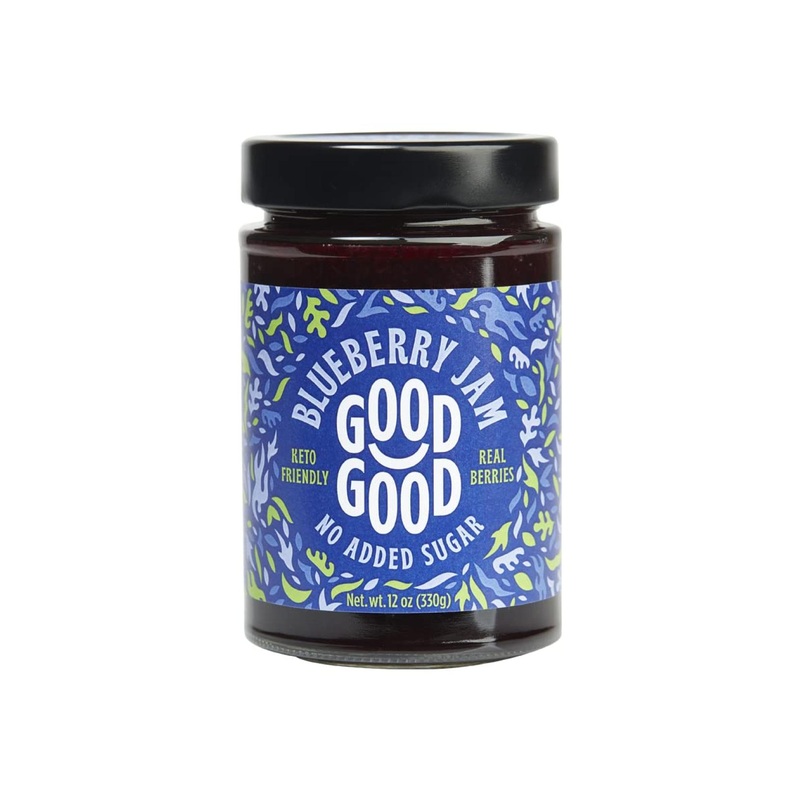 Good Good Sweet Blueberry Jam 12oz – Keto, Vegan, No Added Sugar & Gluten-Free