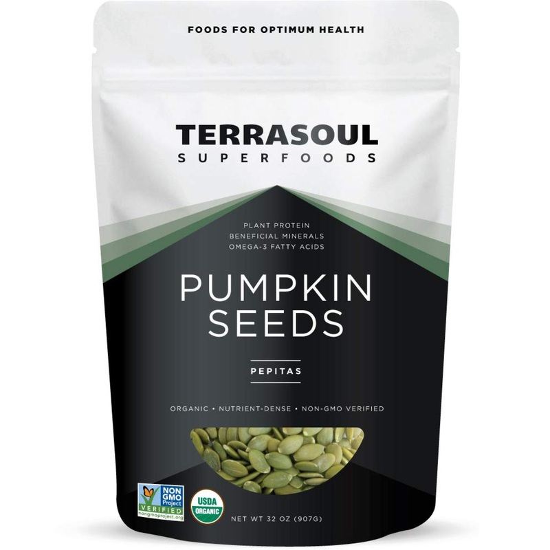 Organic Pumpkin Seeds 2 lbs – Terrasoul Superfoods | Premium Fresh Raw & Unsalted